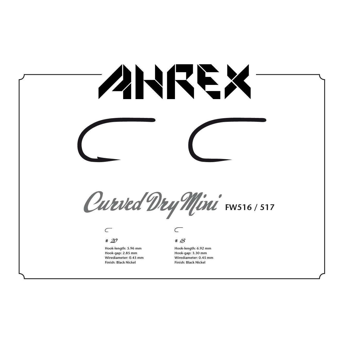 FW517 - Curved Dry Mini - Hameçon mouches - Image du produit 3