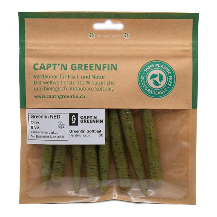 Capt'n Greenfin Greenfin Ned Worm - Proteinköder