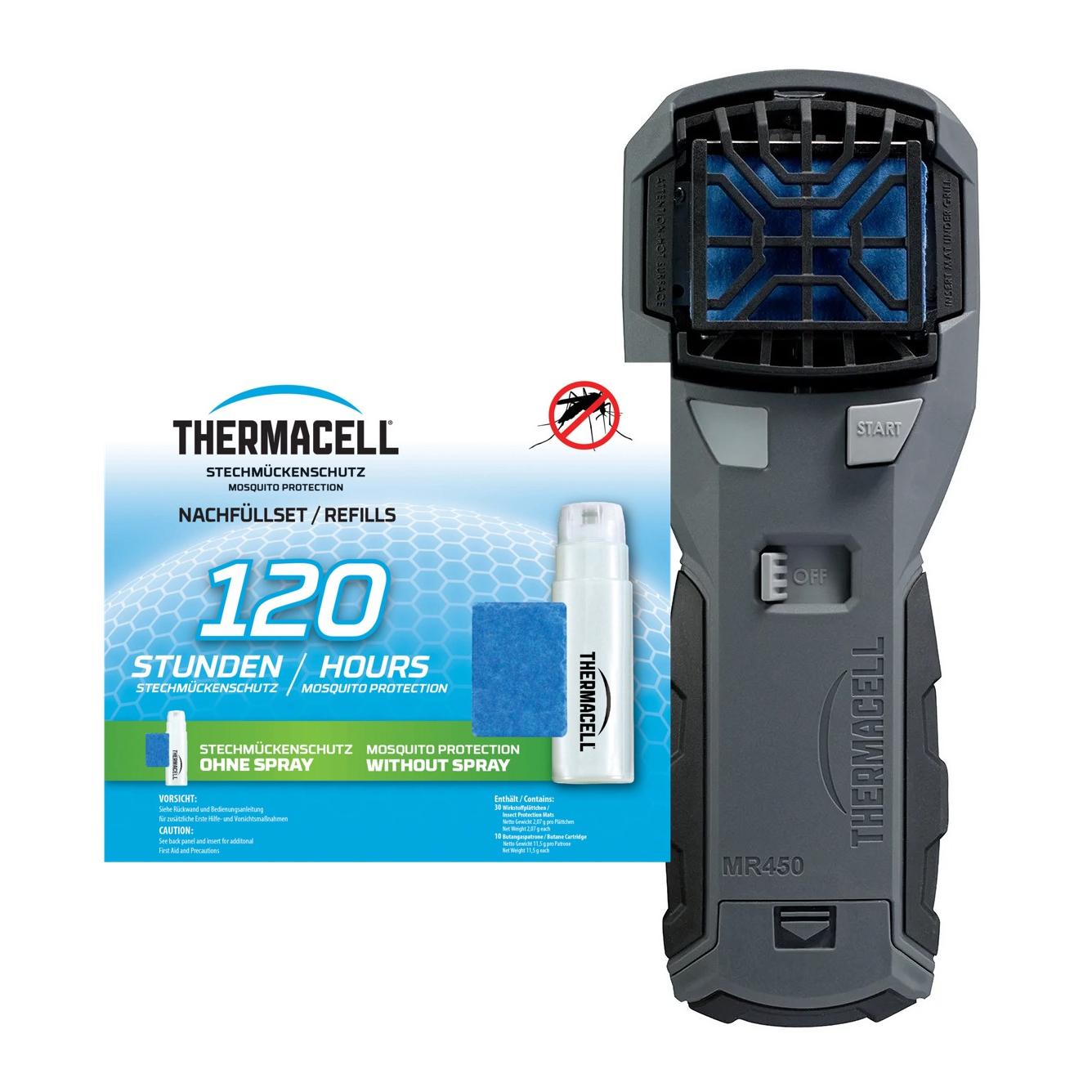 Thermacell Mückenschutz Set MR450 + Nachfüllpack 120+Std