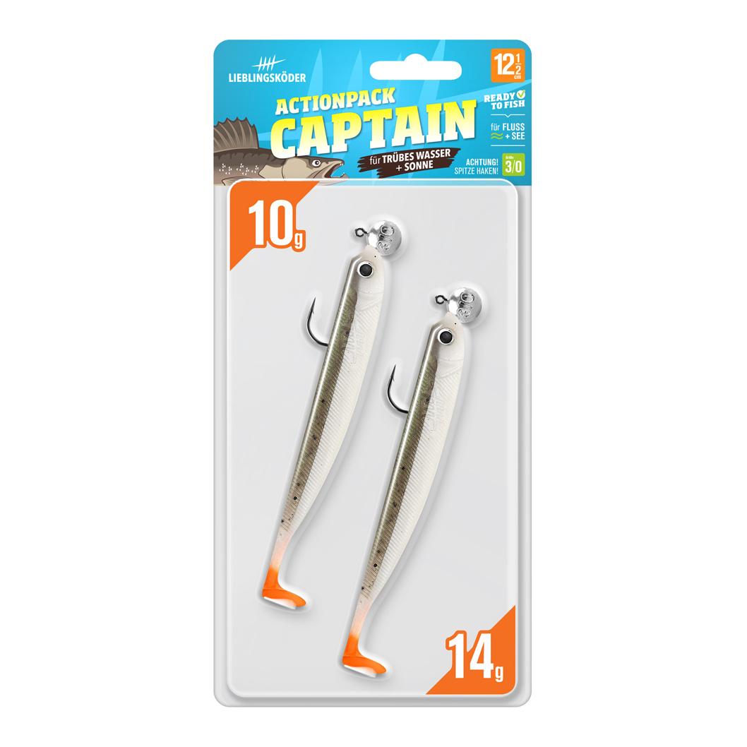 Actionpack Captain - Gummiköder-Set montiert - Produktbild 2