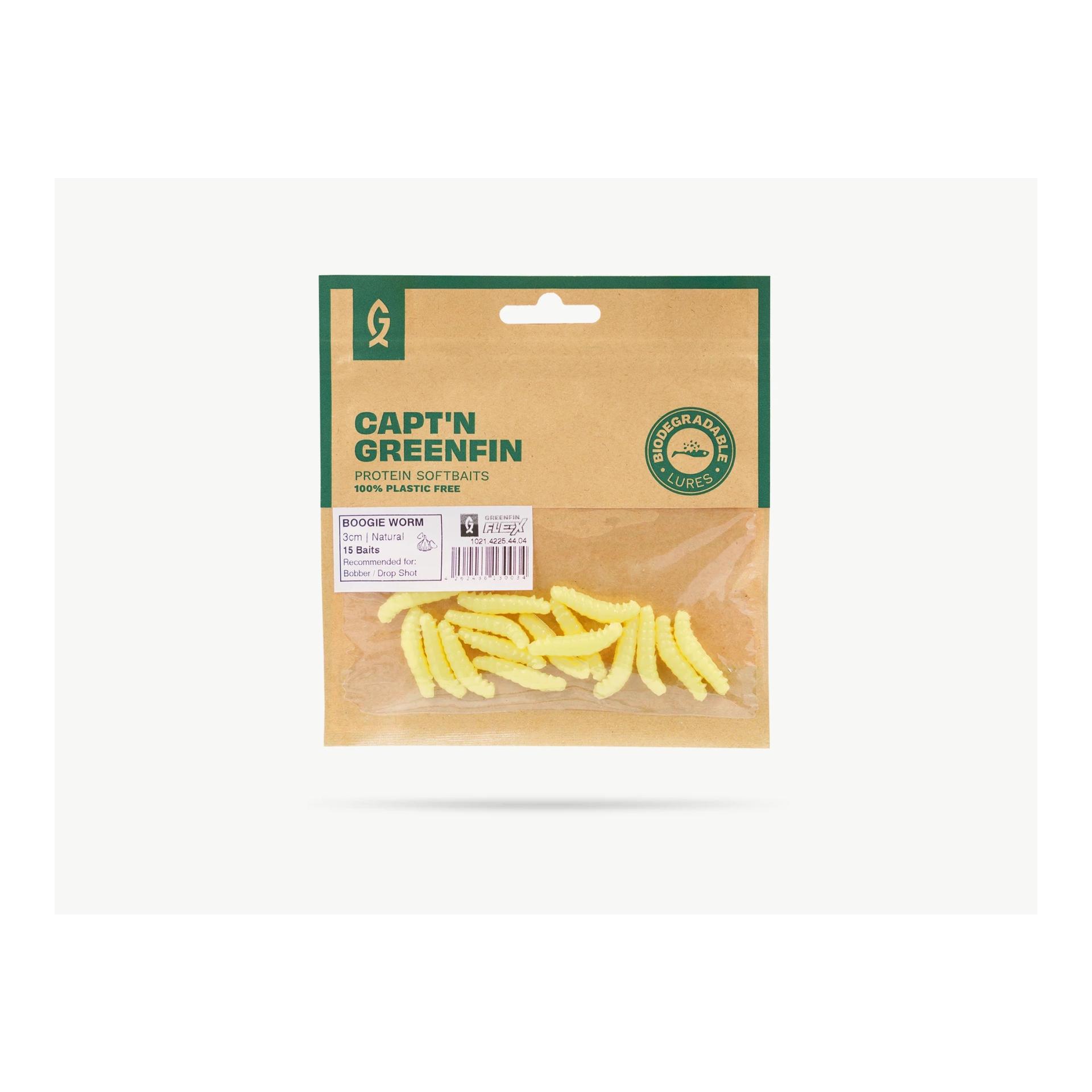 Greenfin BOOGIE WORM 3 cm - Proteinköder - Produktbild 2