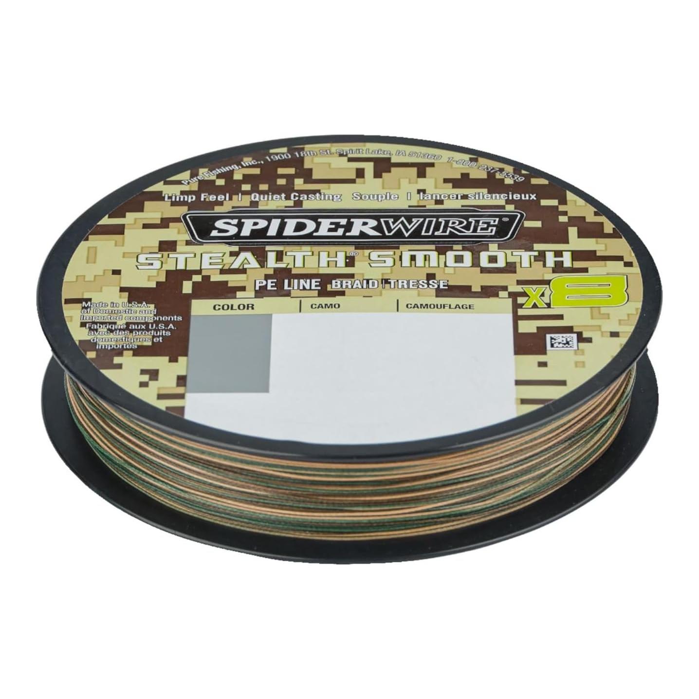 Spiderwire Stealth Smooth 8 Camo 150m - geflochtene Schnur