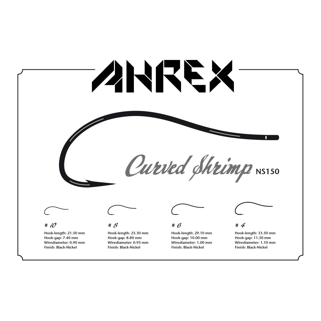 NS150 - Curved Shrimp - Streamerhaken - Produktbild 3