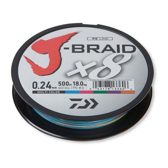 J-Braid Multi Color 150m - Geflochtene Schnur