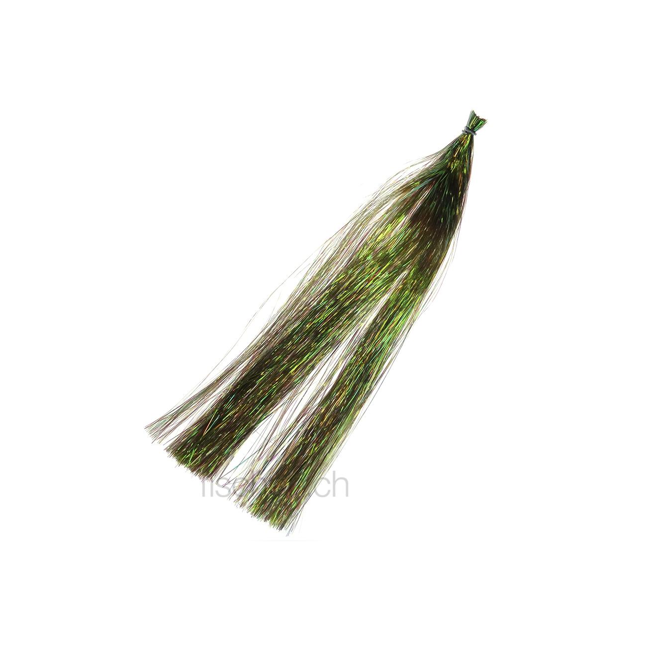 Hedron Dyed Pearl Flashabou – Olive