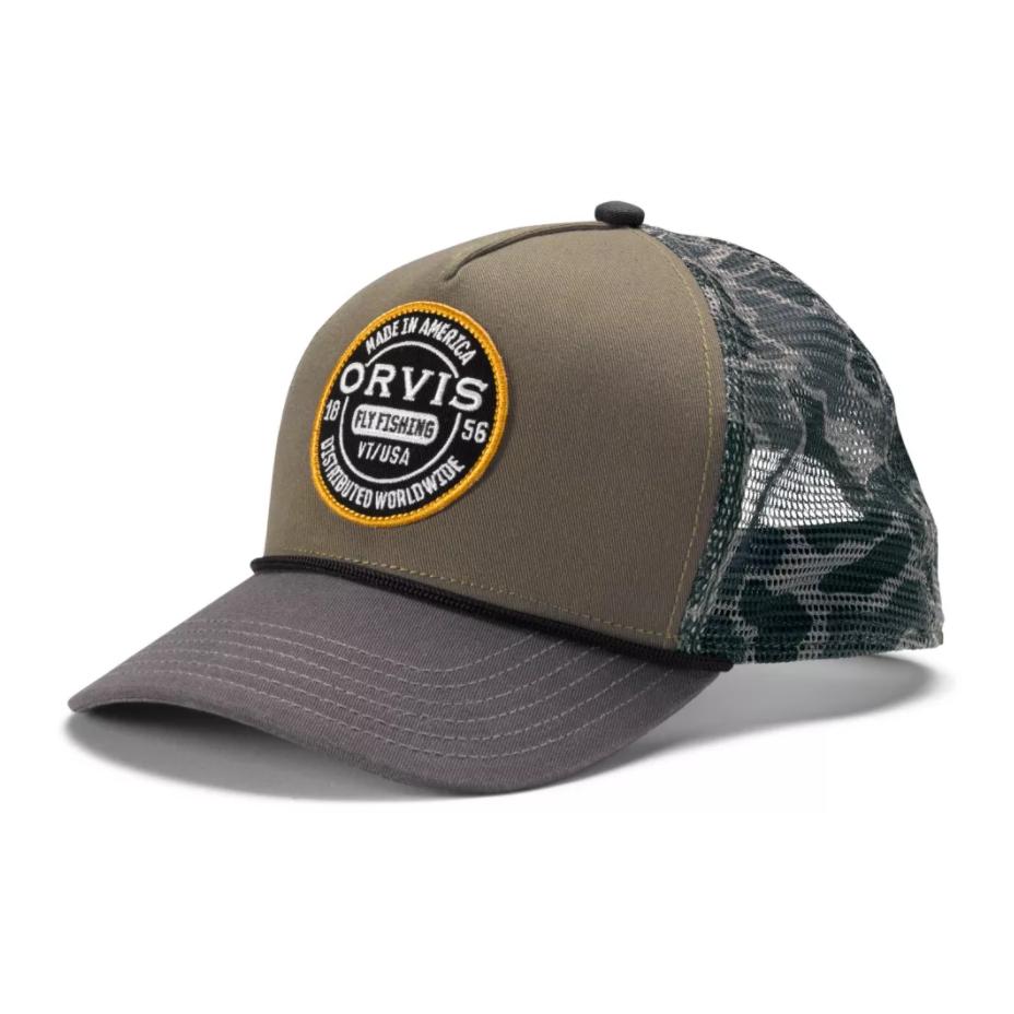 Orvis Worldwide Camo Mesh Trucker - Cap