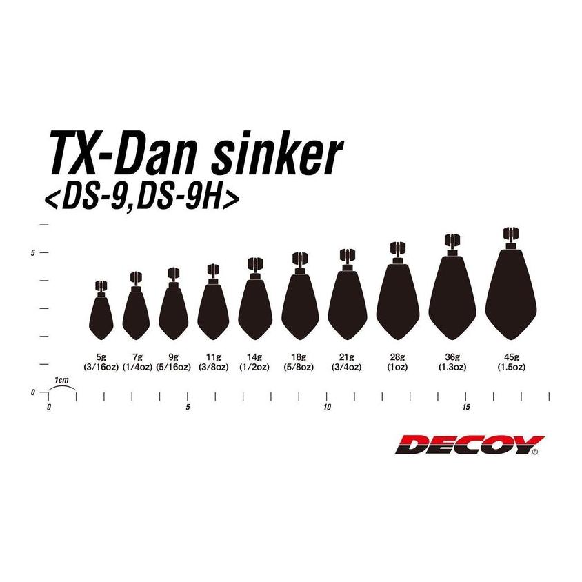 TX-DAN Sinker - Free Rig Blei - Produktbild 3