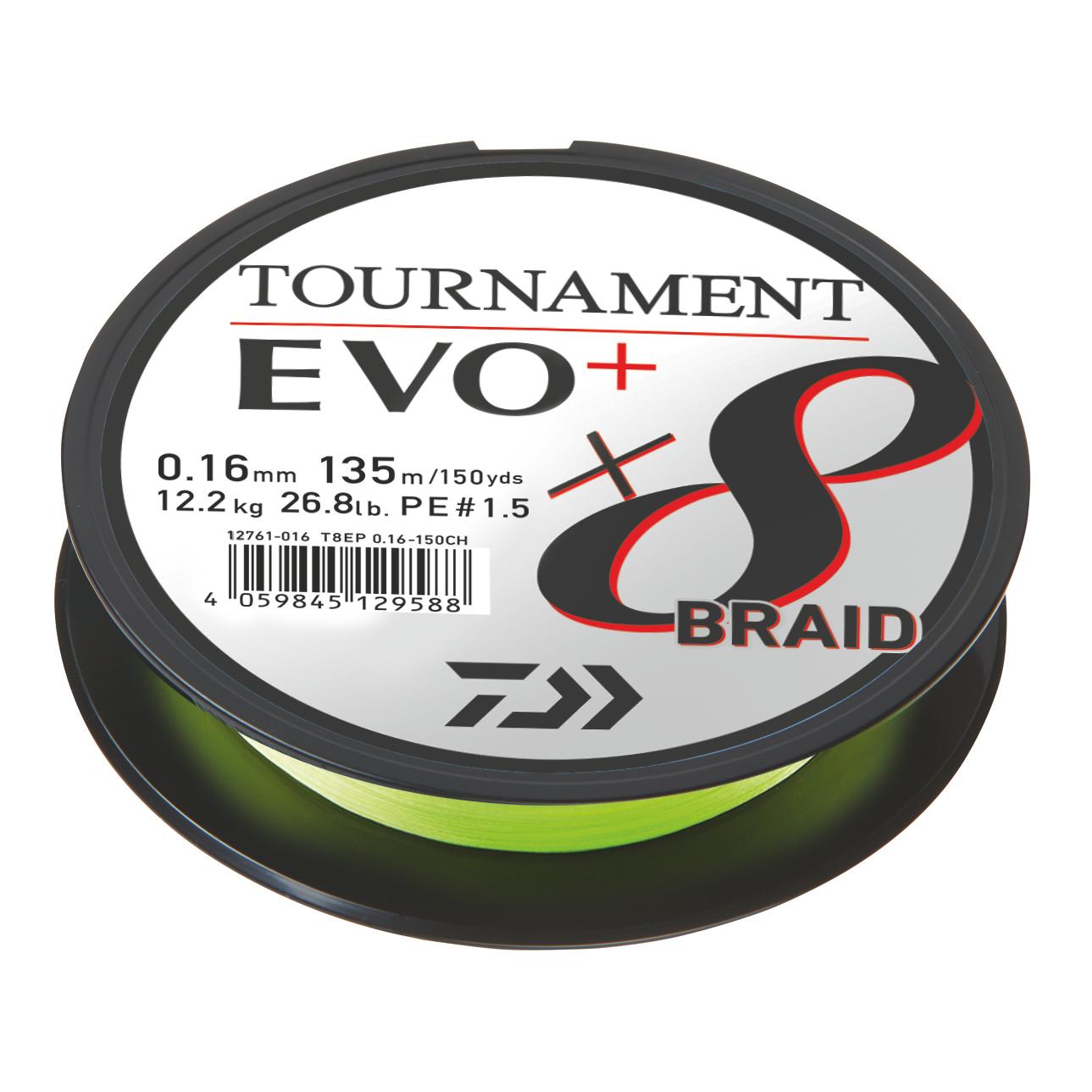 Tournament X8 Braid EVO+ - Geflochtene Schnur