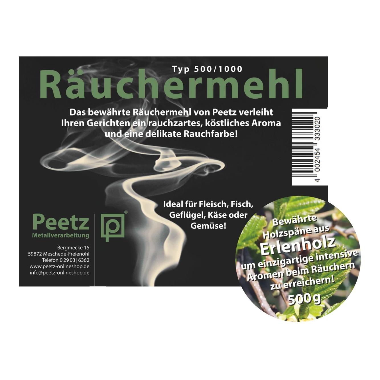 Räuchermehl Erlenholz 500g wiederverschliessbar  - Produktbild 2
