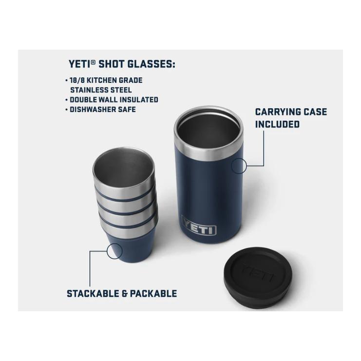 YETI Shot Glasses & Case