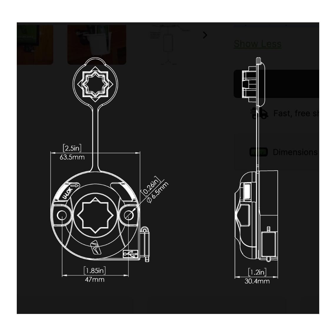 Railblaza E Series USB StarPort
