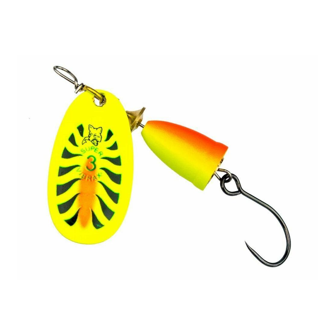 Vibrax Fluorescent Barbless - Spinner