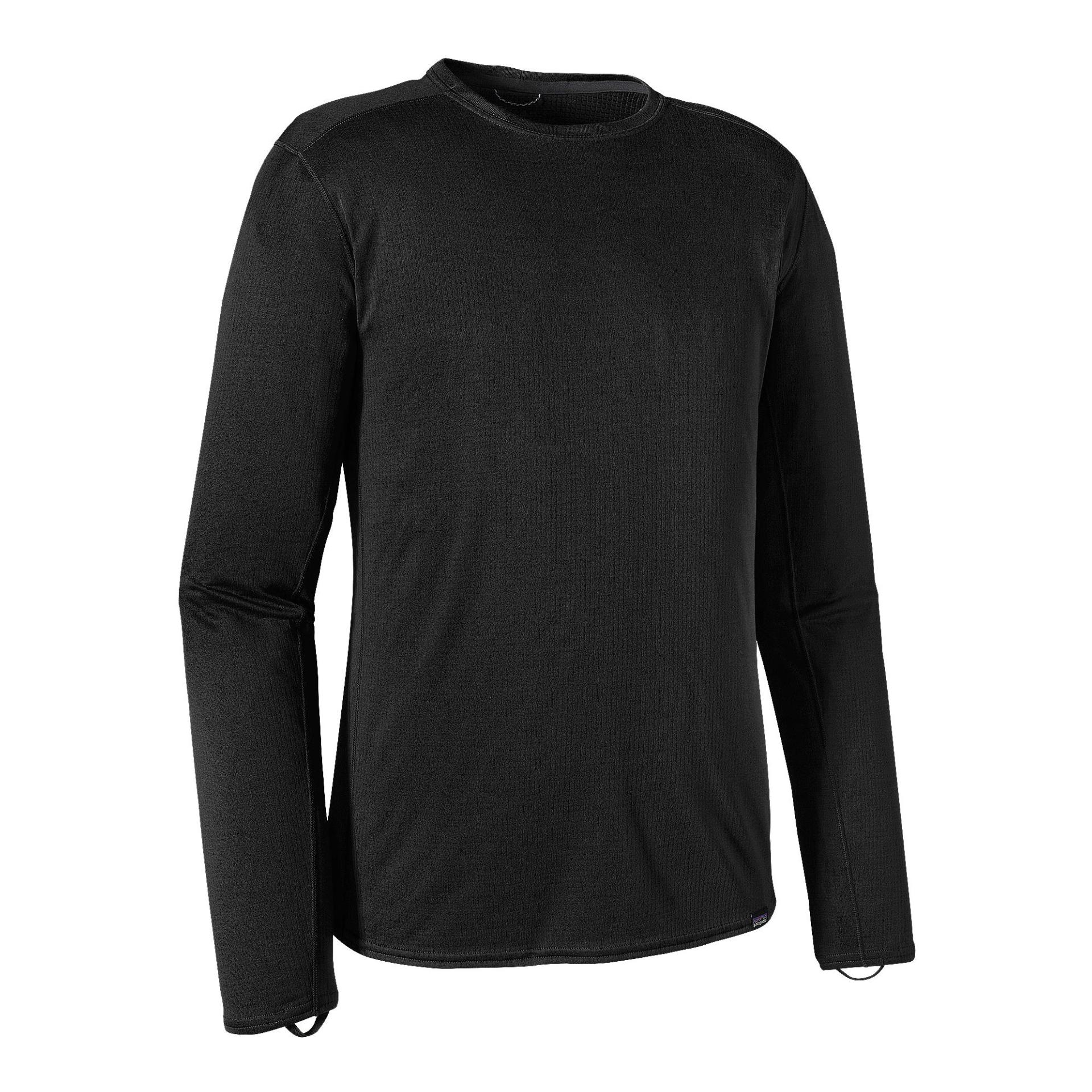 Capilene Midweight Crew Black - Sous-vêtement fonctionnel