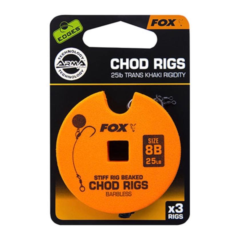 FOX Rage Edges Chod Rigs Standard Barbless - Karpfen Rig