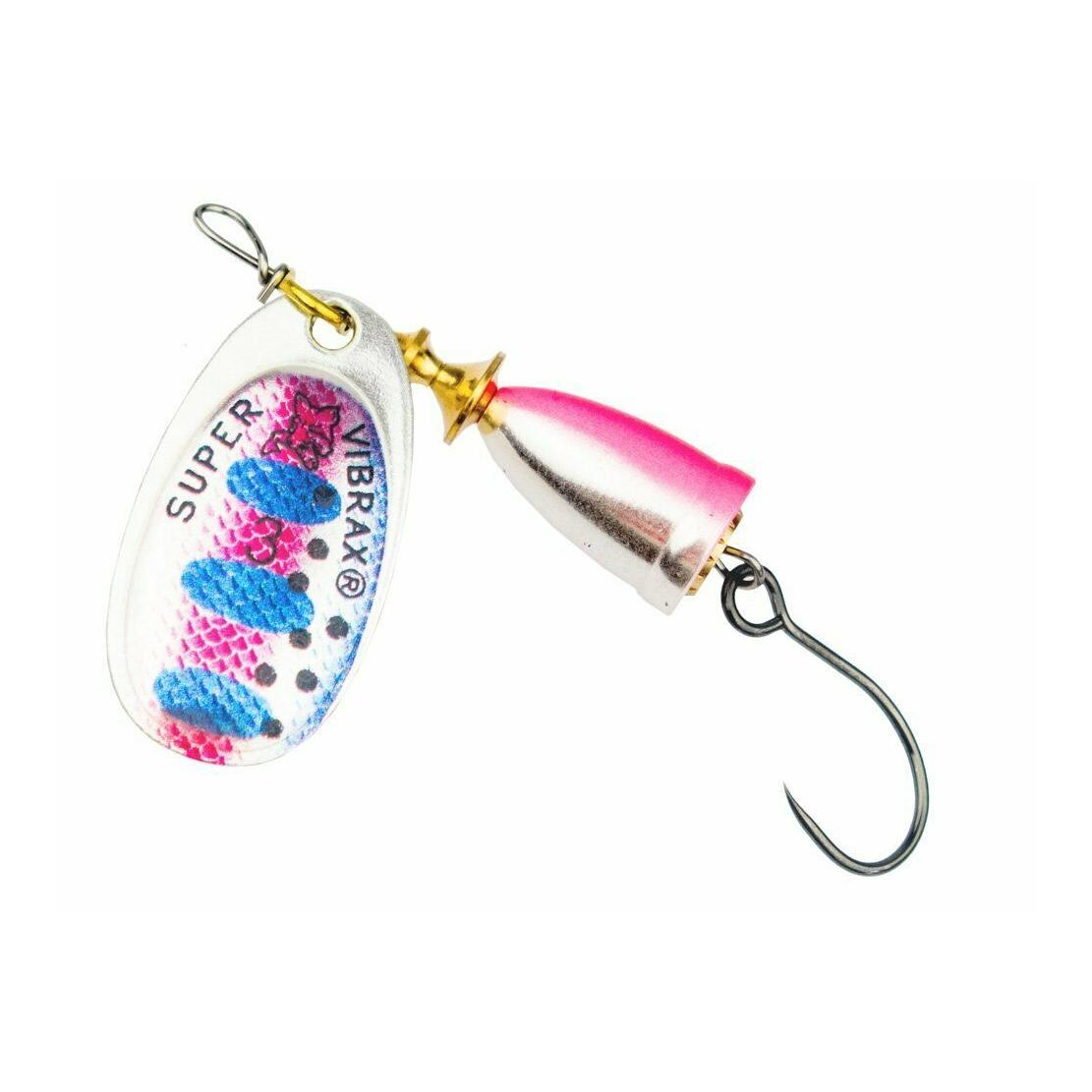 Blue Fox Vibrax Fluorescent Barbless - Spinner