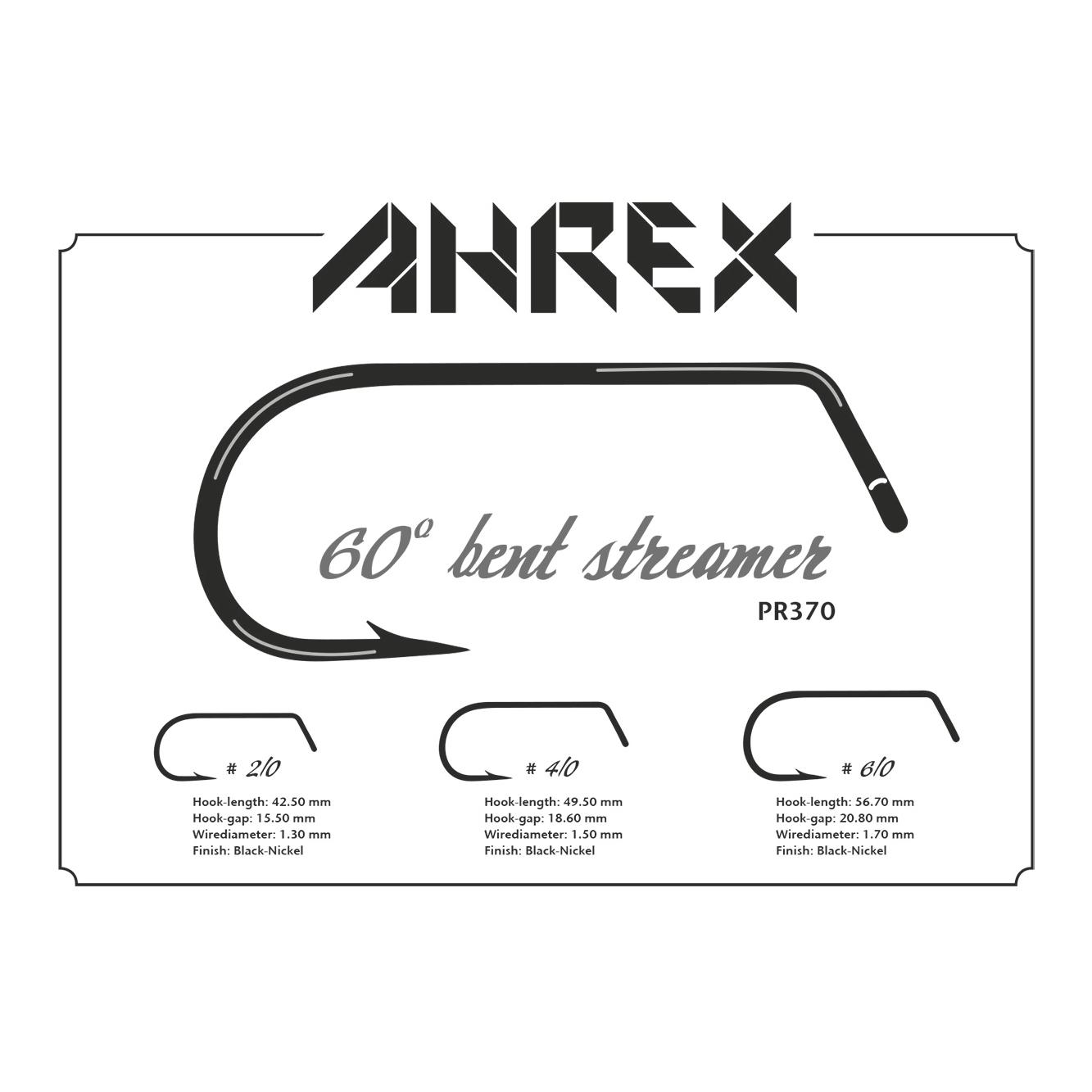 PR370 - 60 Bent Streamer - Hameçon streamer - Image du produit 2