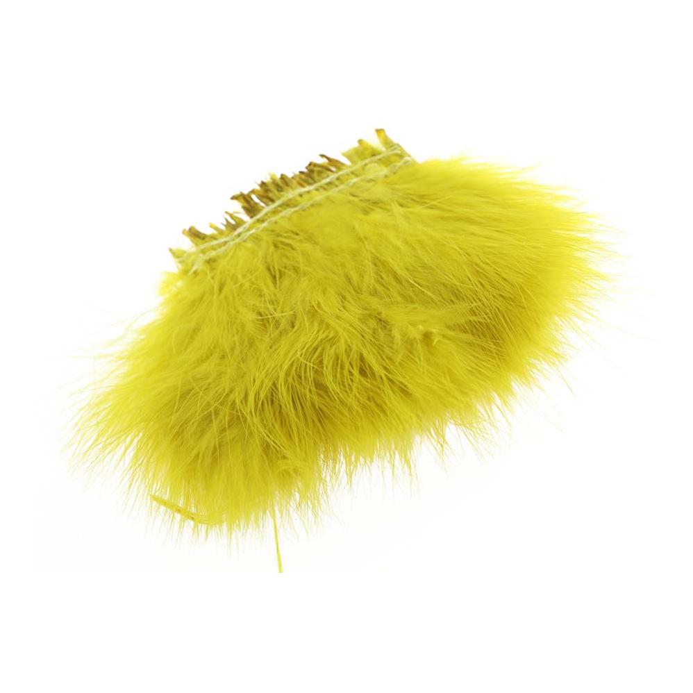 Marabou Blood Quill - Golden Olive