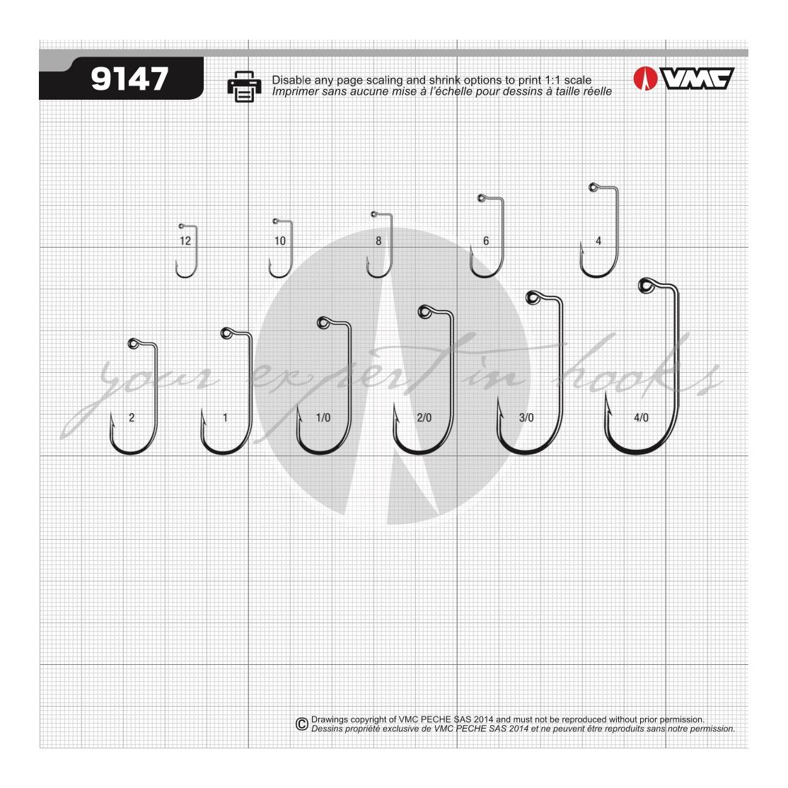 VMC 9147 BN Aberdeen Jig 90° - Jigkaken