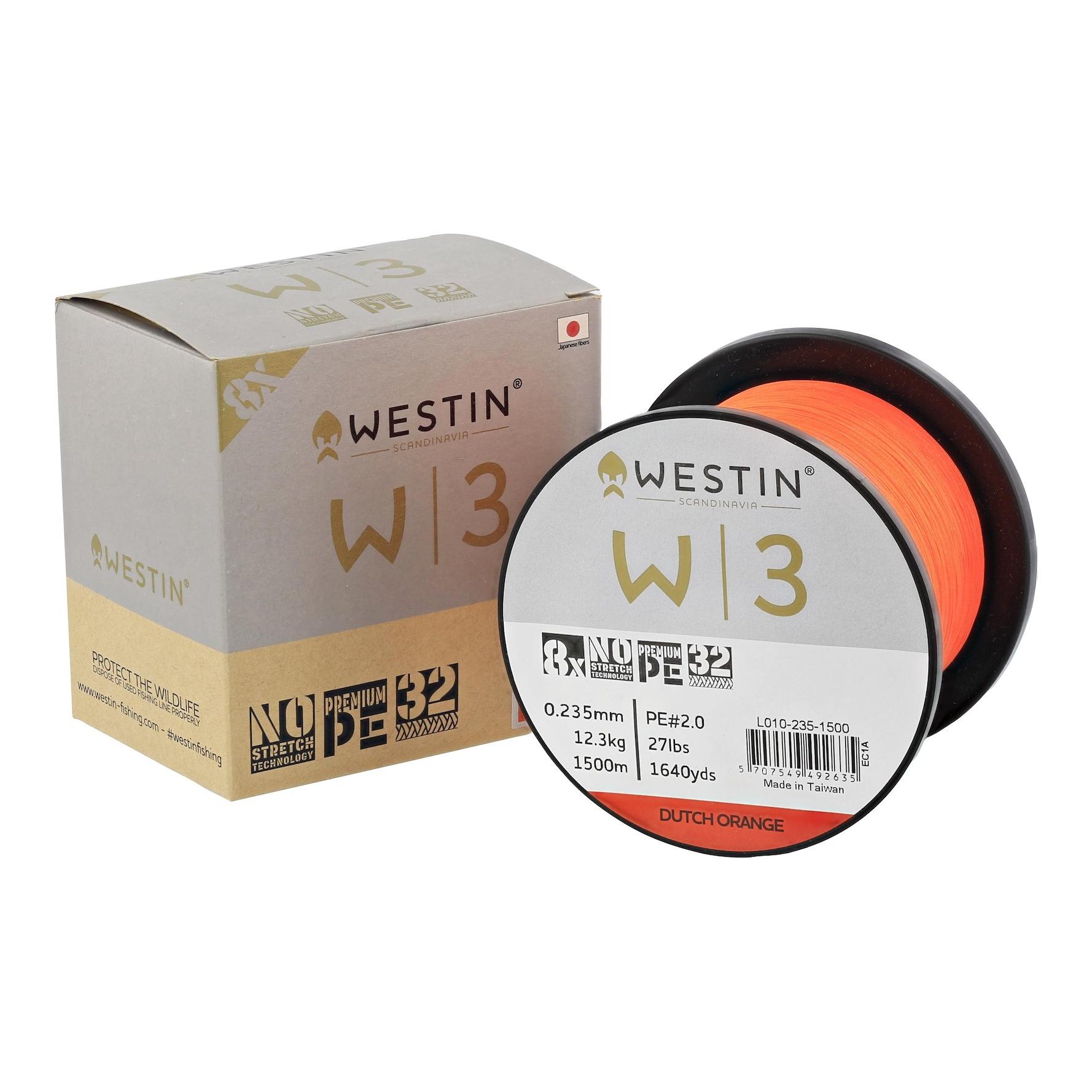 Westin W3 8-Braid Dutch Orange - Meterware