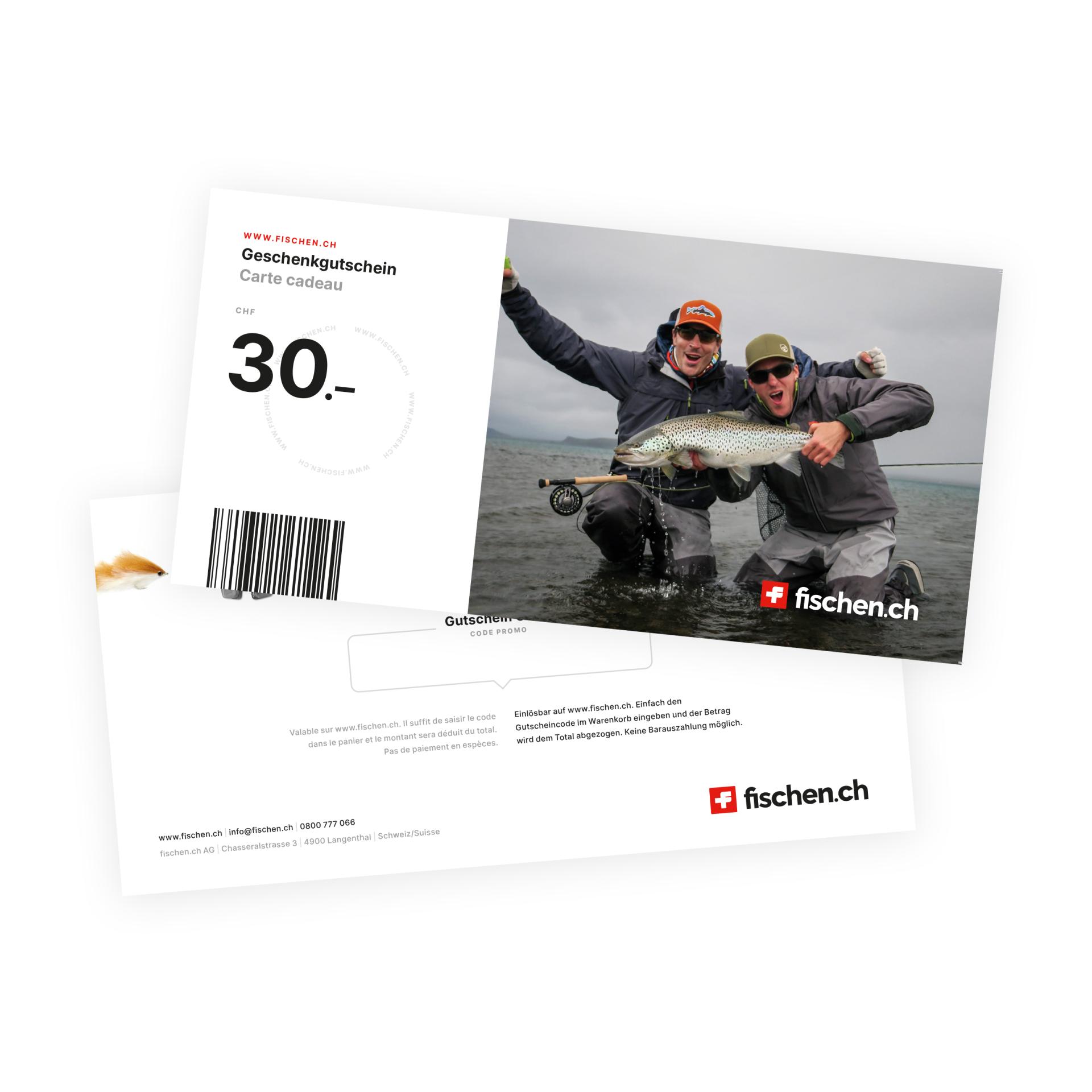 Geschenkgutschein - fischen.ch - Produktbild 1