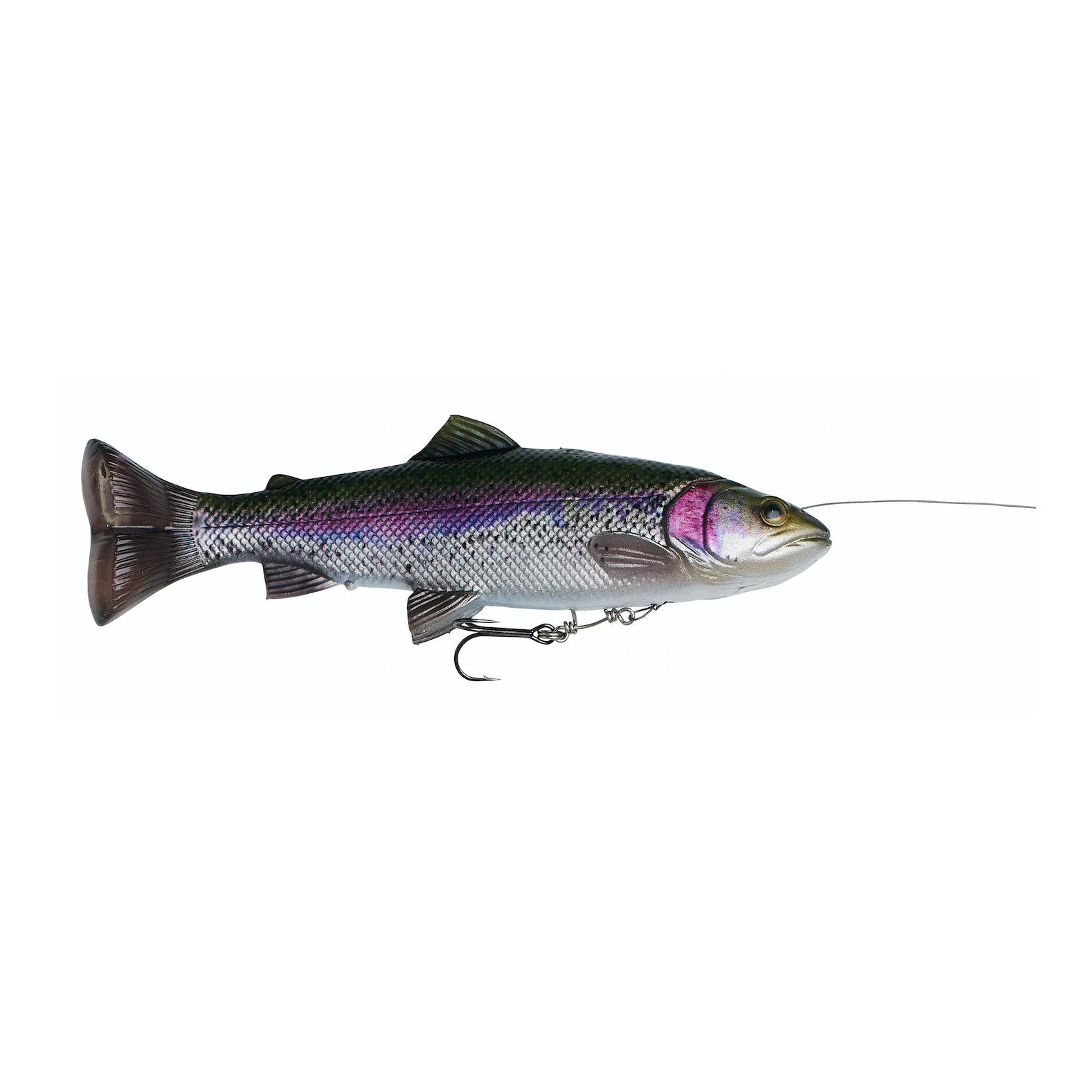 4D Line Thru Pulse Tail Trout Rainbow Trout SS - Swimbait
