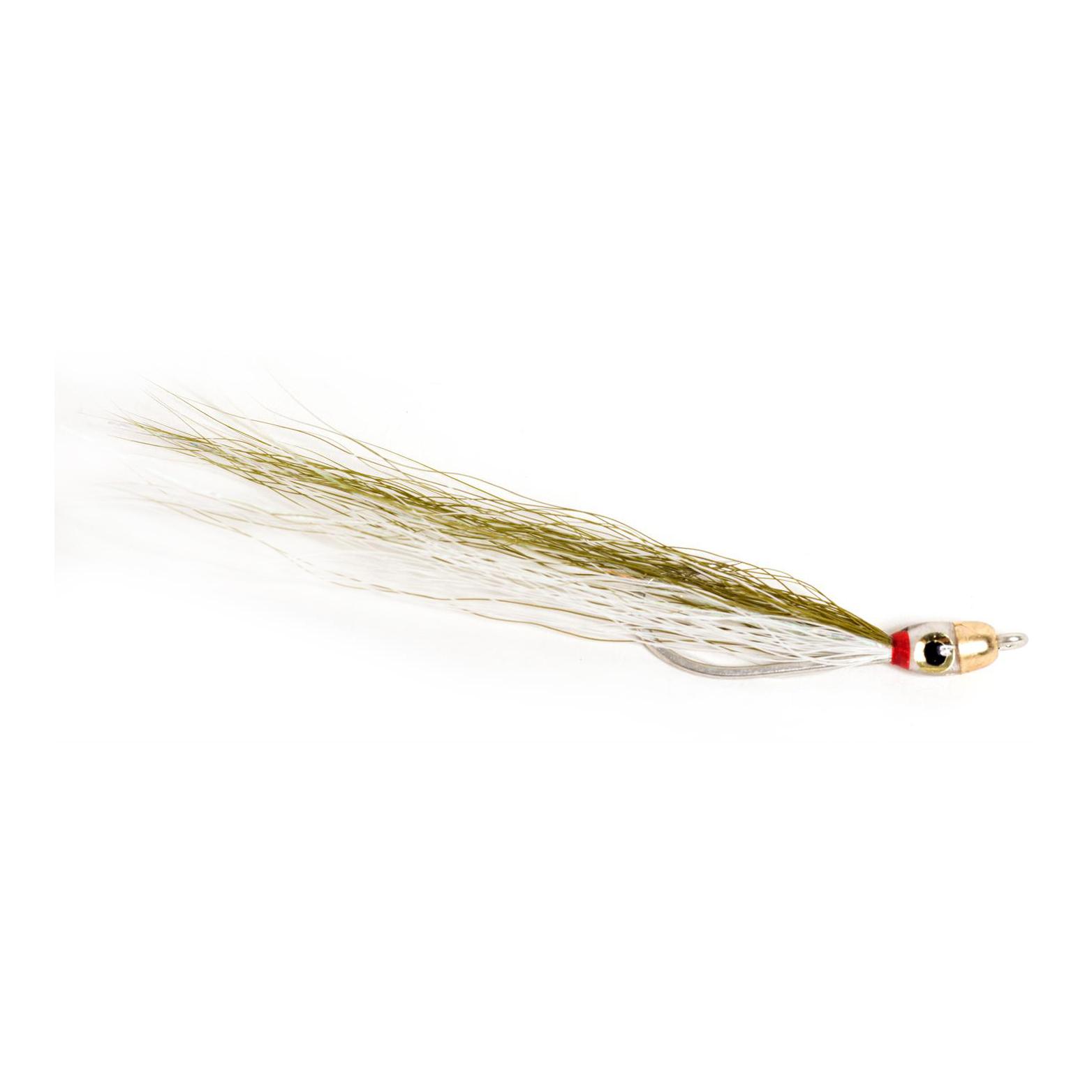 Jiggy Fly Dk. Olive/White - Streamer