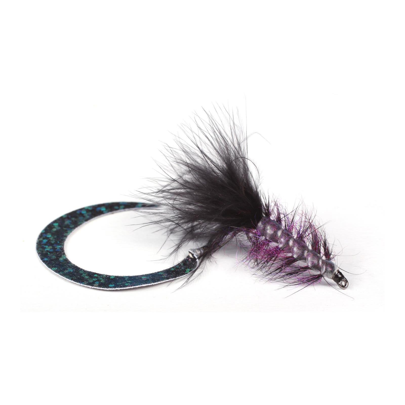 Wiggle Tail Børstemark Black - Streamer