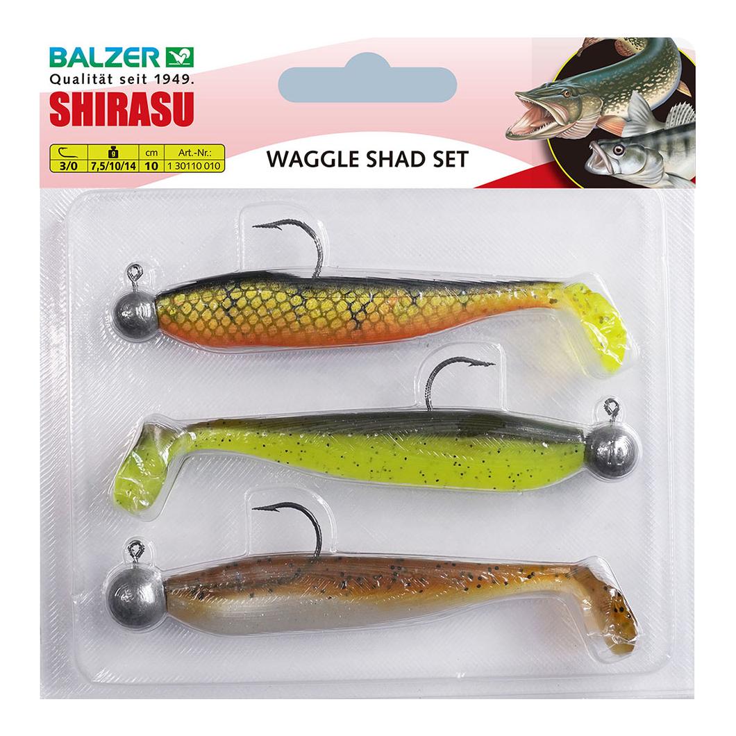 Waggle Shad Set - Gummiköder - Produktbild 1