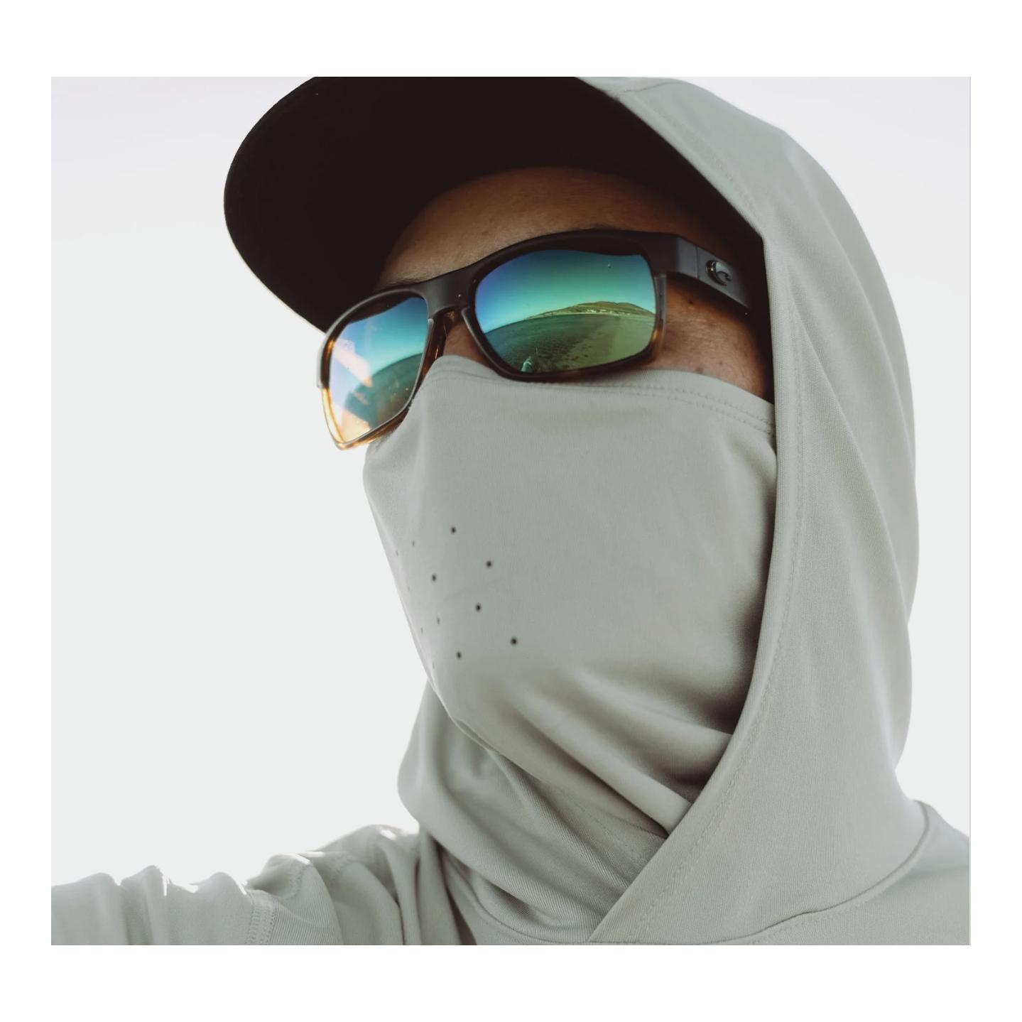 Grundéns UV-Schutz Hoodie mit integrierter Gesichtsmaske