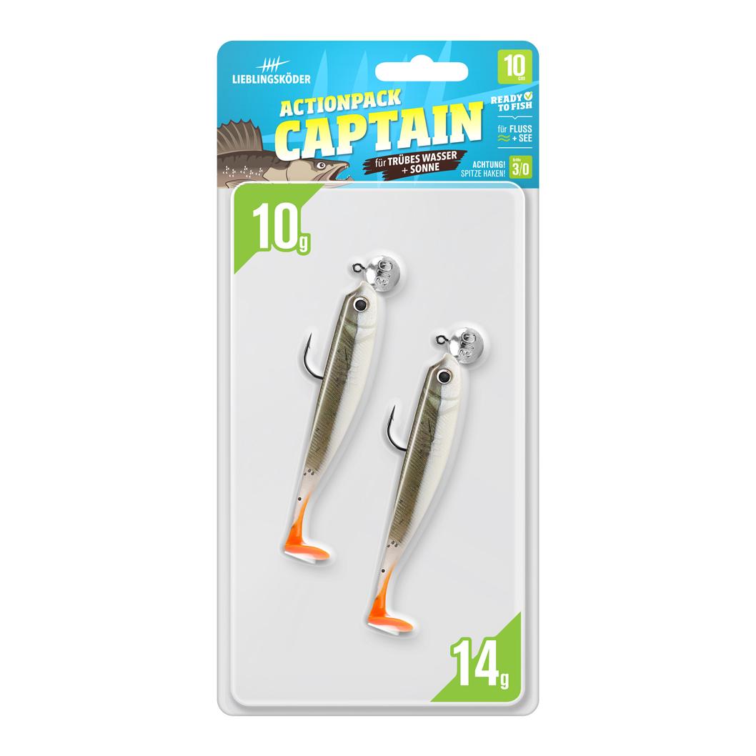 Actionpack Captain - Gummiköder-Set montiert - Produktbild 1