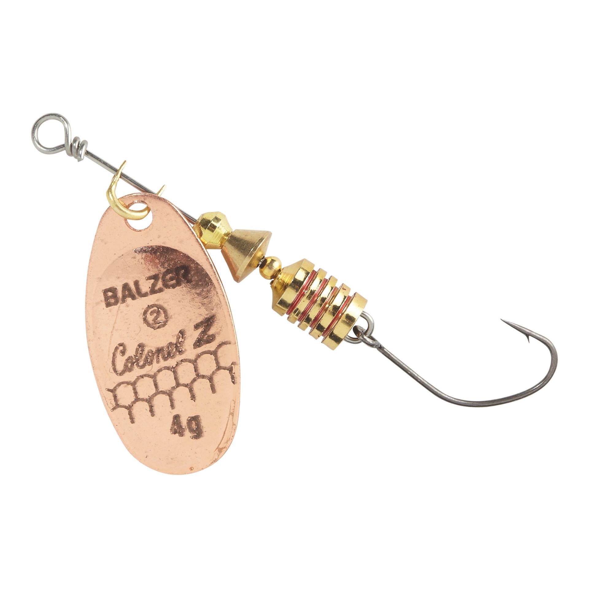 Balzer Colonel Z Hameçon simple Cuivre - Cuillère tournante
