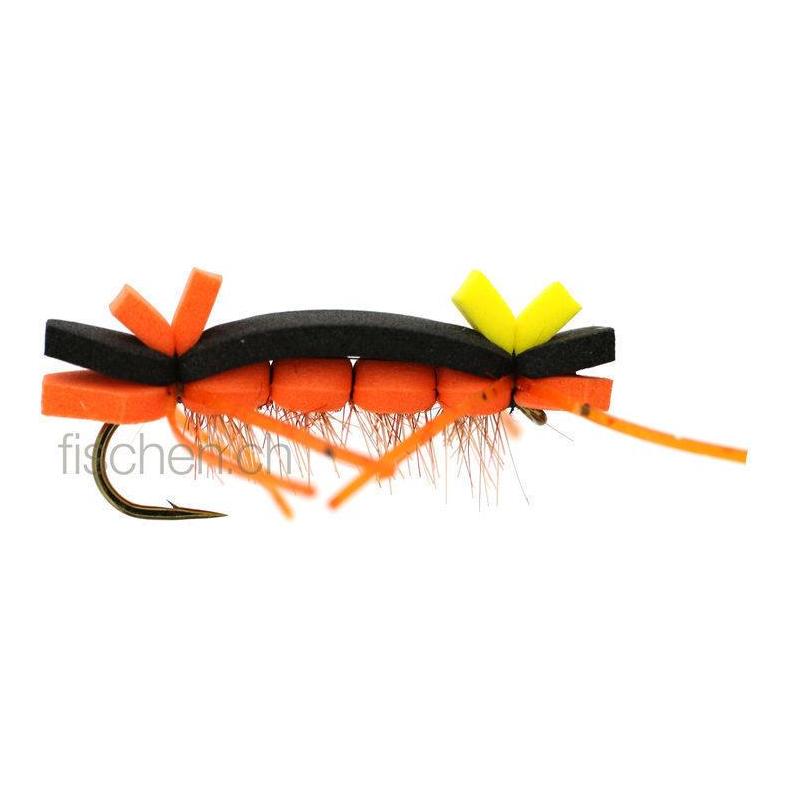 Umpqua Chernobyl Ant Schwarz/Orange - Trockenfliege