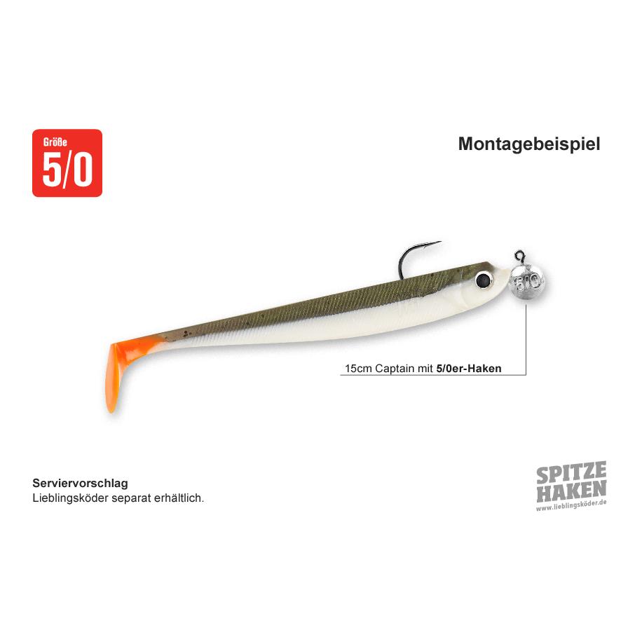 Spitze Haken Gr.5/0 2Stk. - Jigkopf - Produktbild 4