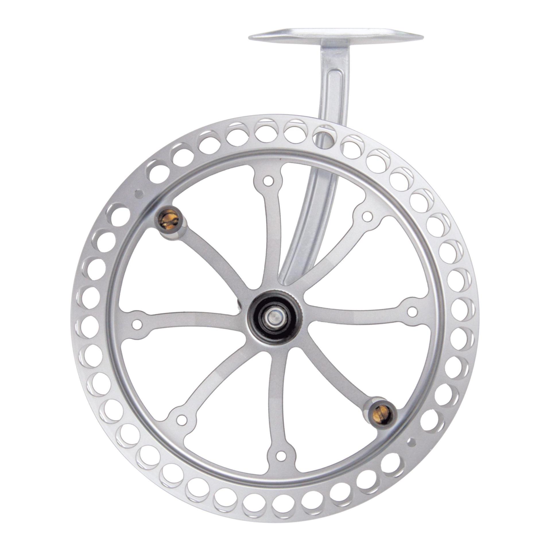 Felchenlaufrolle 15cm Silber Rechtshänder