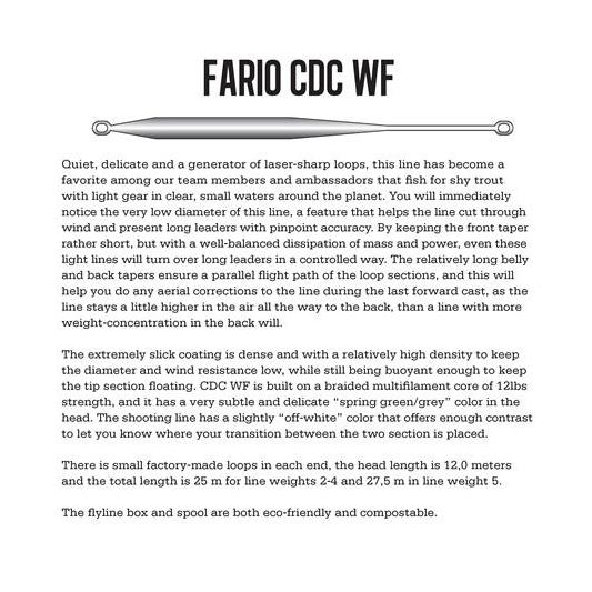 Fario CDC WF/F - Fliegenschnur - Produktbild 3