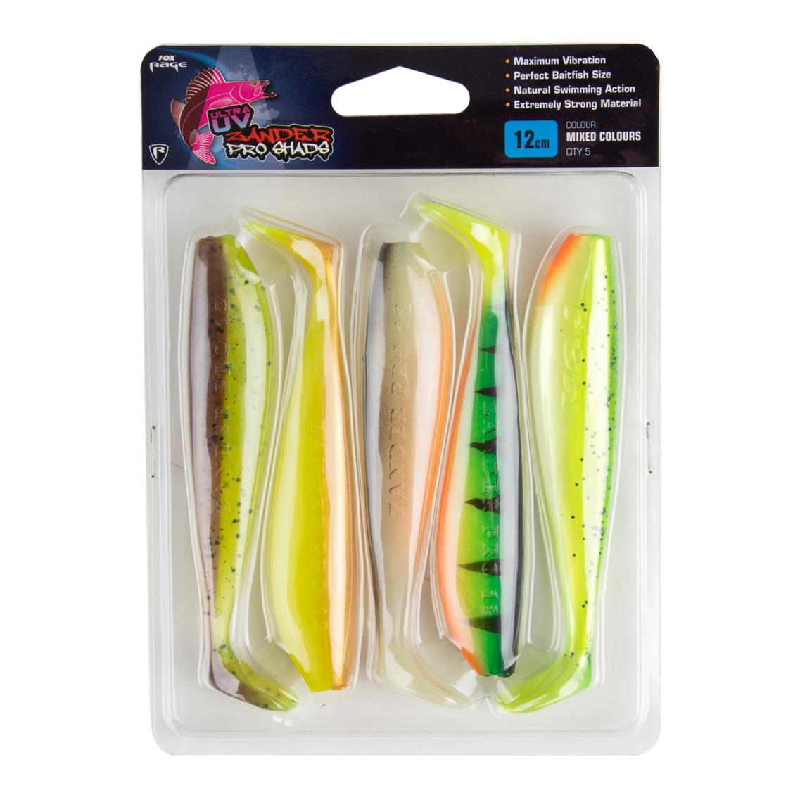 FOX Rage Zander Pro Shad Mixed Colours - Leurre souple