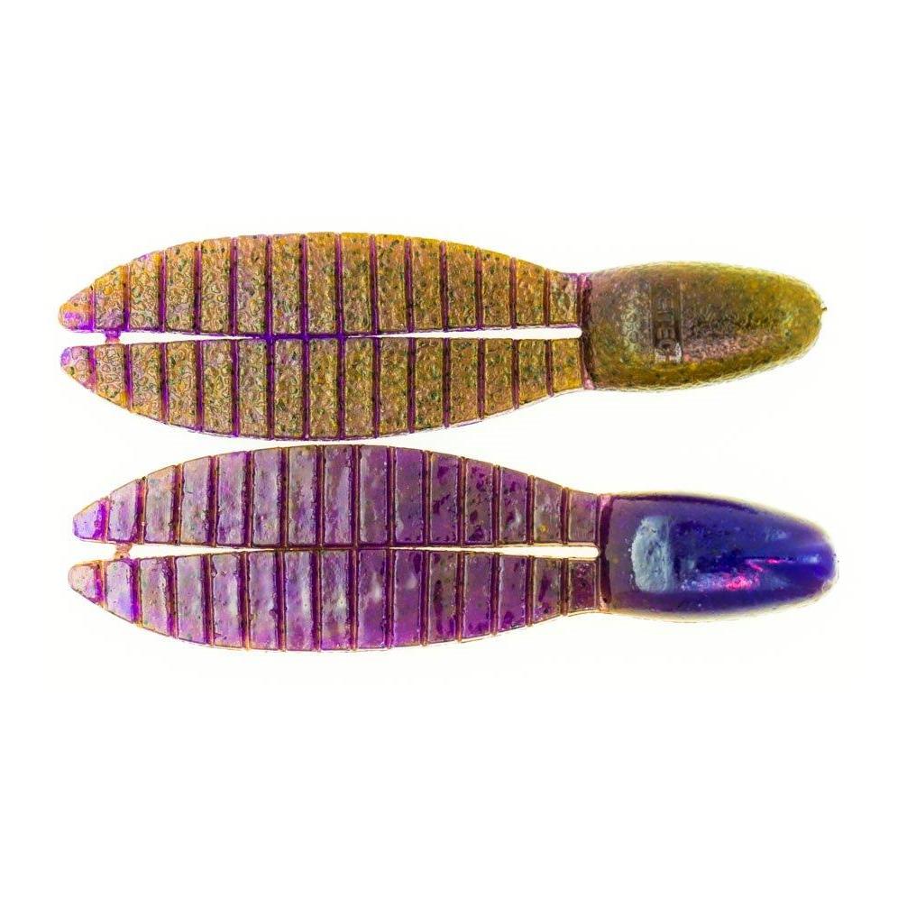 Flex Chunk Medium Brown Purple - Gummiköder - Produktbild 2