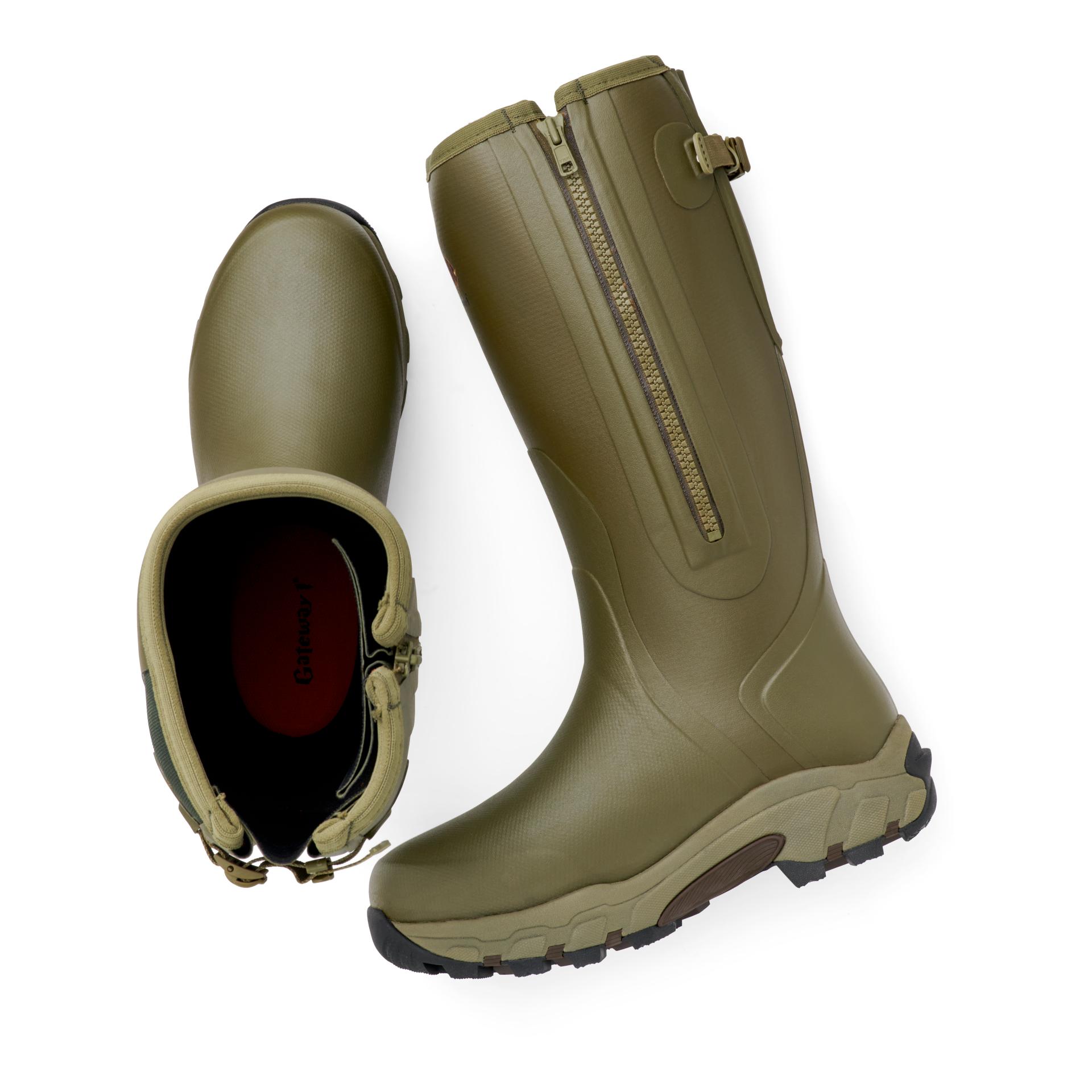 Bottes en caoutchouc Pro Shooter 18" 7 mm avec fermeture éclair latérale - Image du produit 3