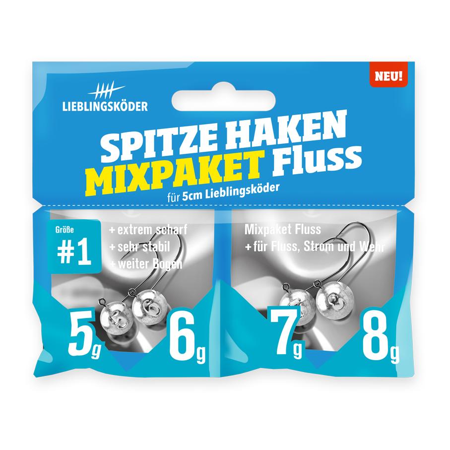 Spitze Haken #1 Mixpaket Rivière – Tête plombée