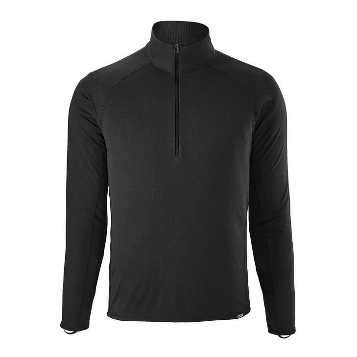 M's Capilene Midweight Zip-Neck Black - Sous-vêtement fonctionnel