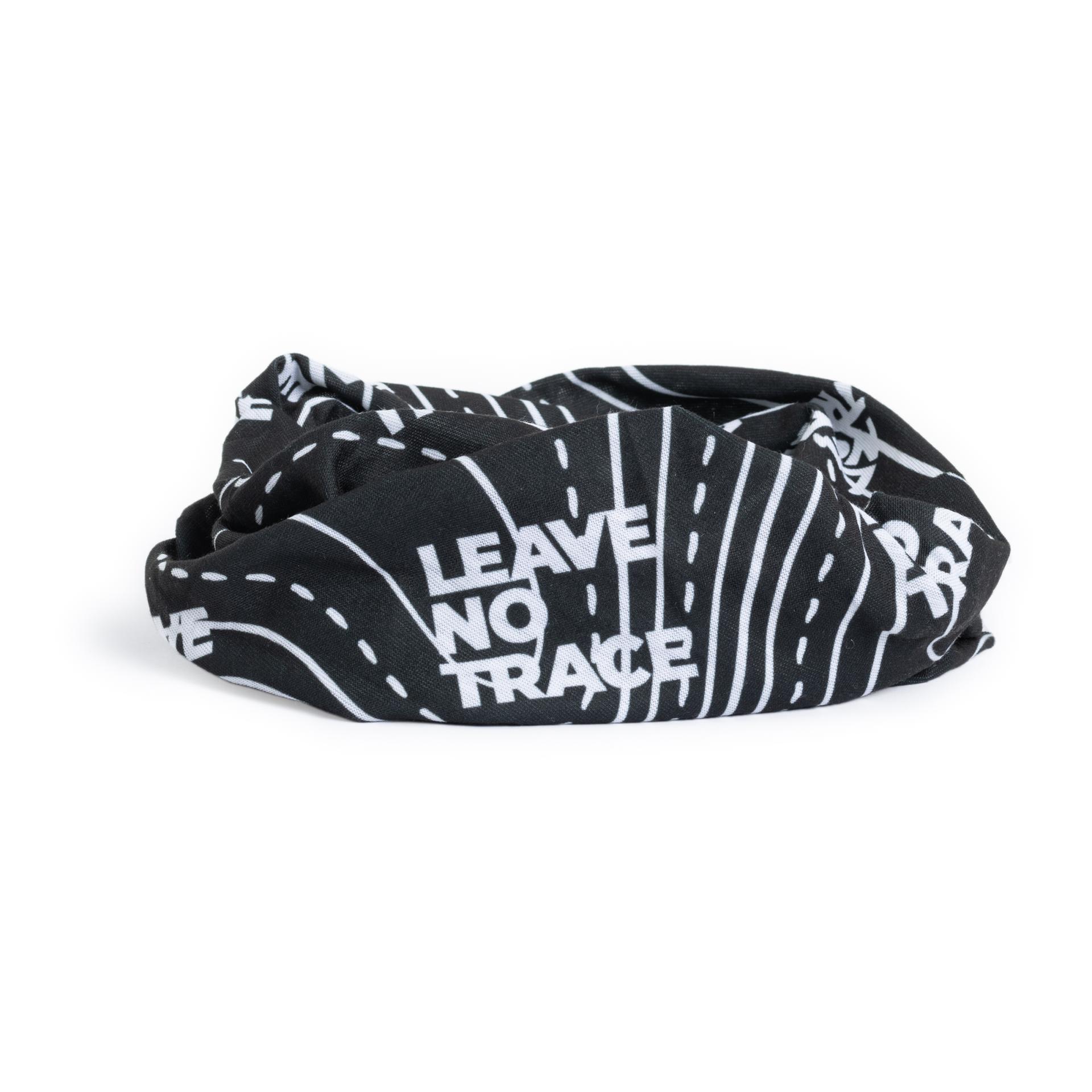Multifunktionstuch Neckwarmer Leave no trace - schwarz - Produktbild 5