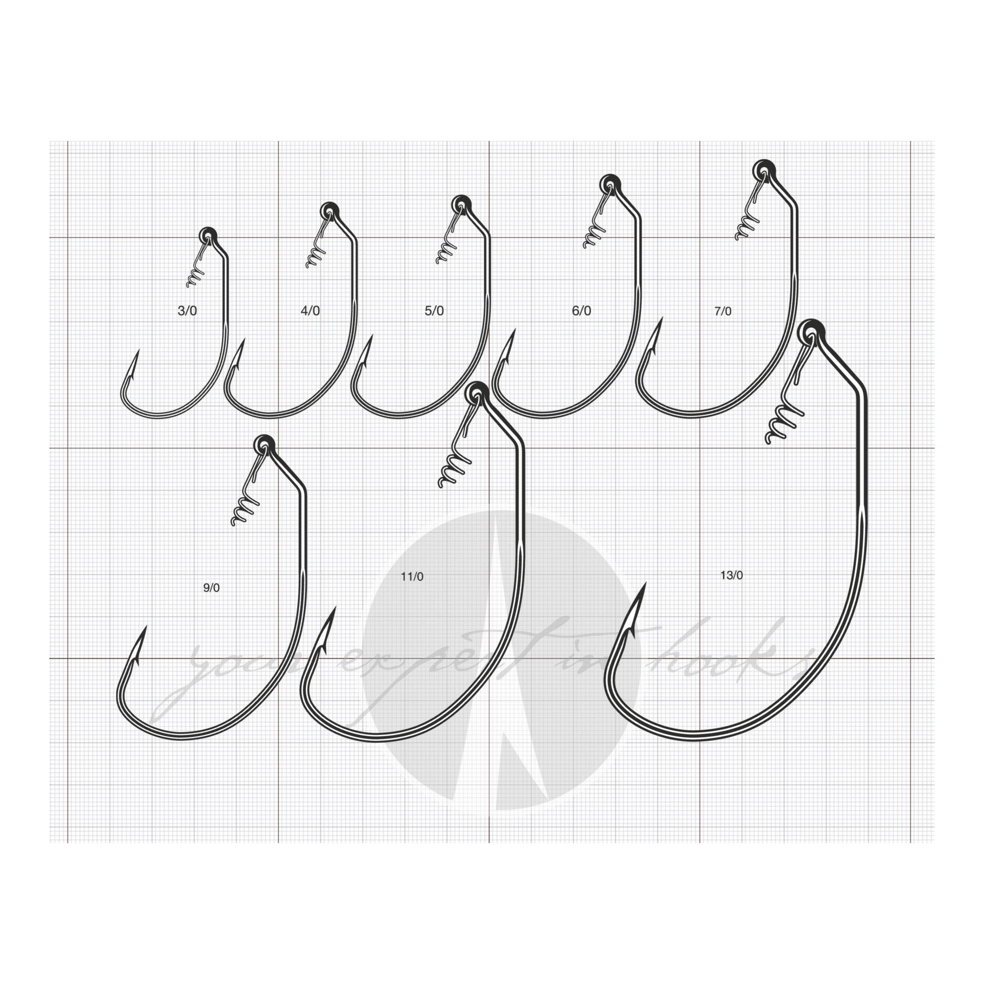 7346SB Heavy Duty Swimbait - Offsethaken mit Schraube - Image du produit 2