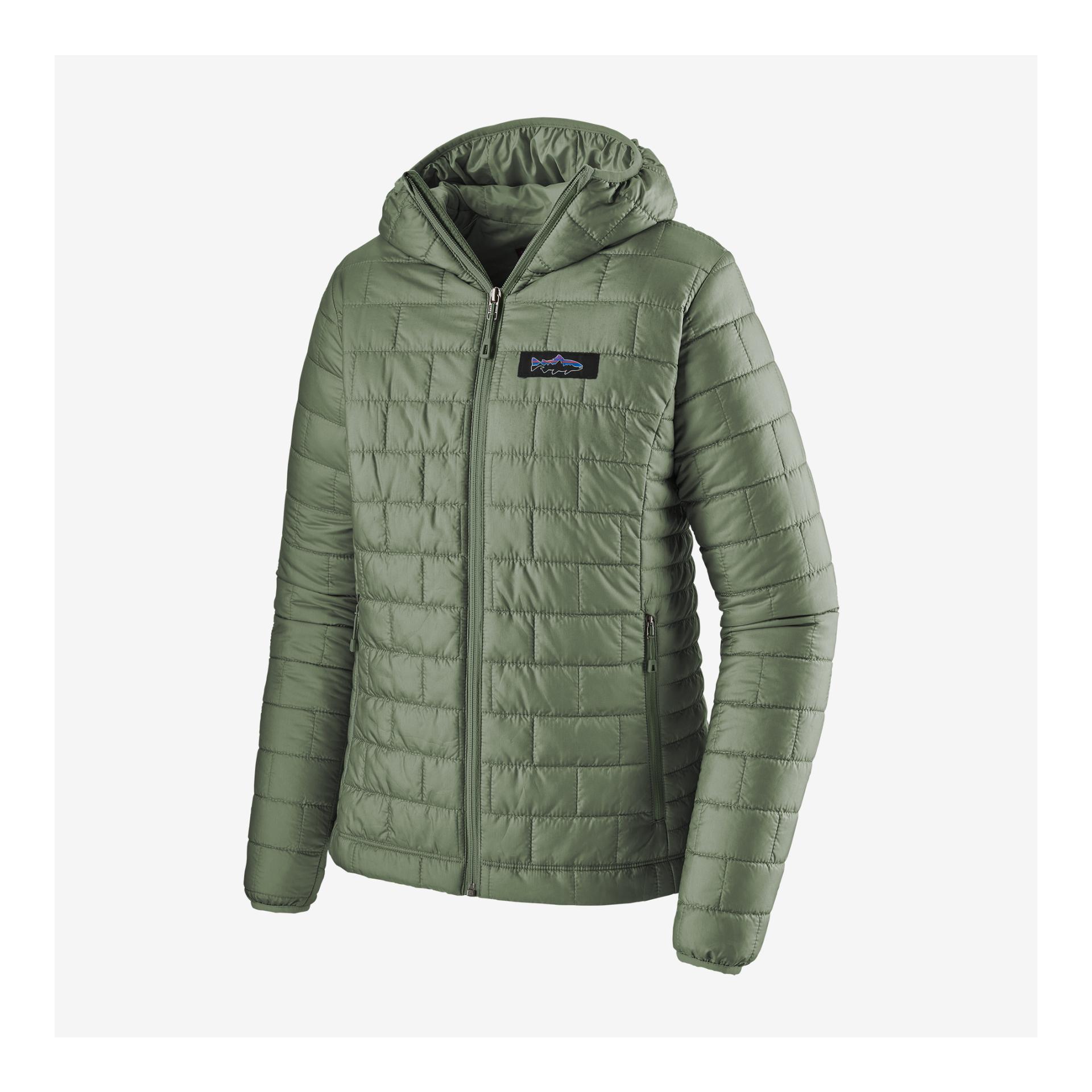 Patagonia W's Nano Puff Fitz Roy Trout Hoody - Jacke