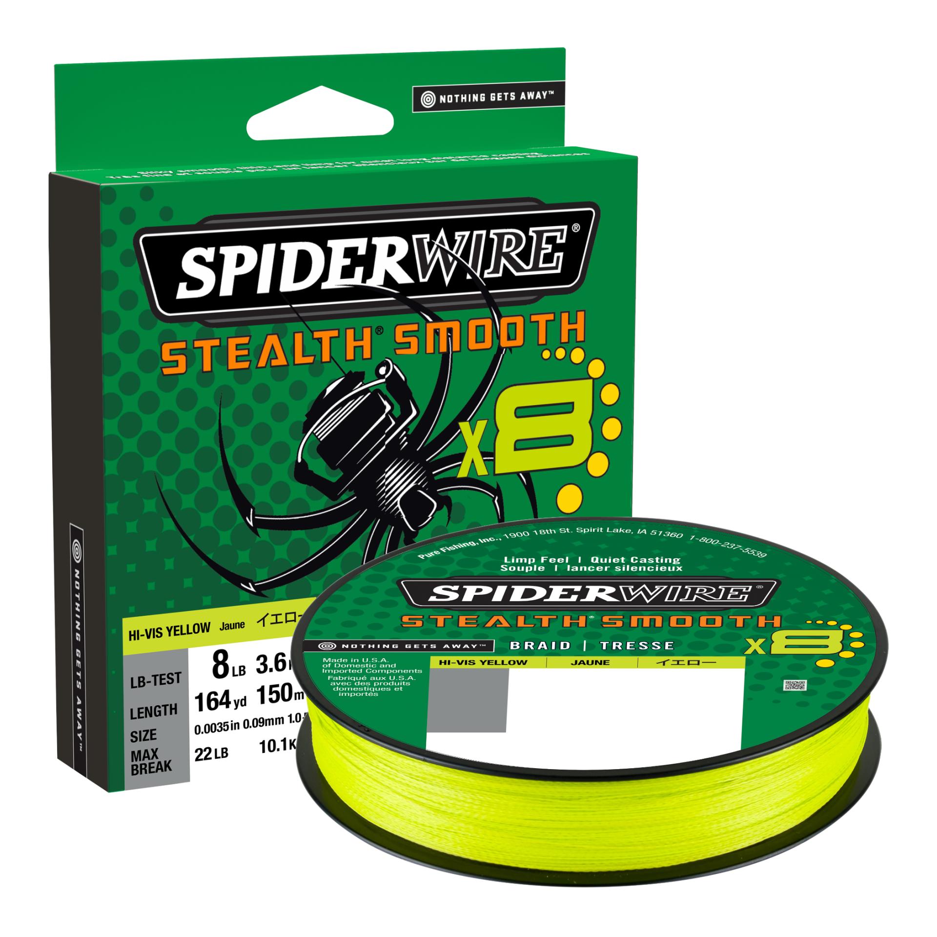 Stealth Smooth 8 Yellow 150m - geflochtene Schnur