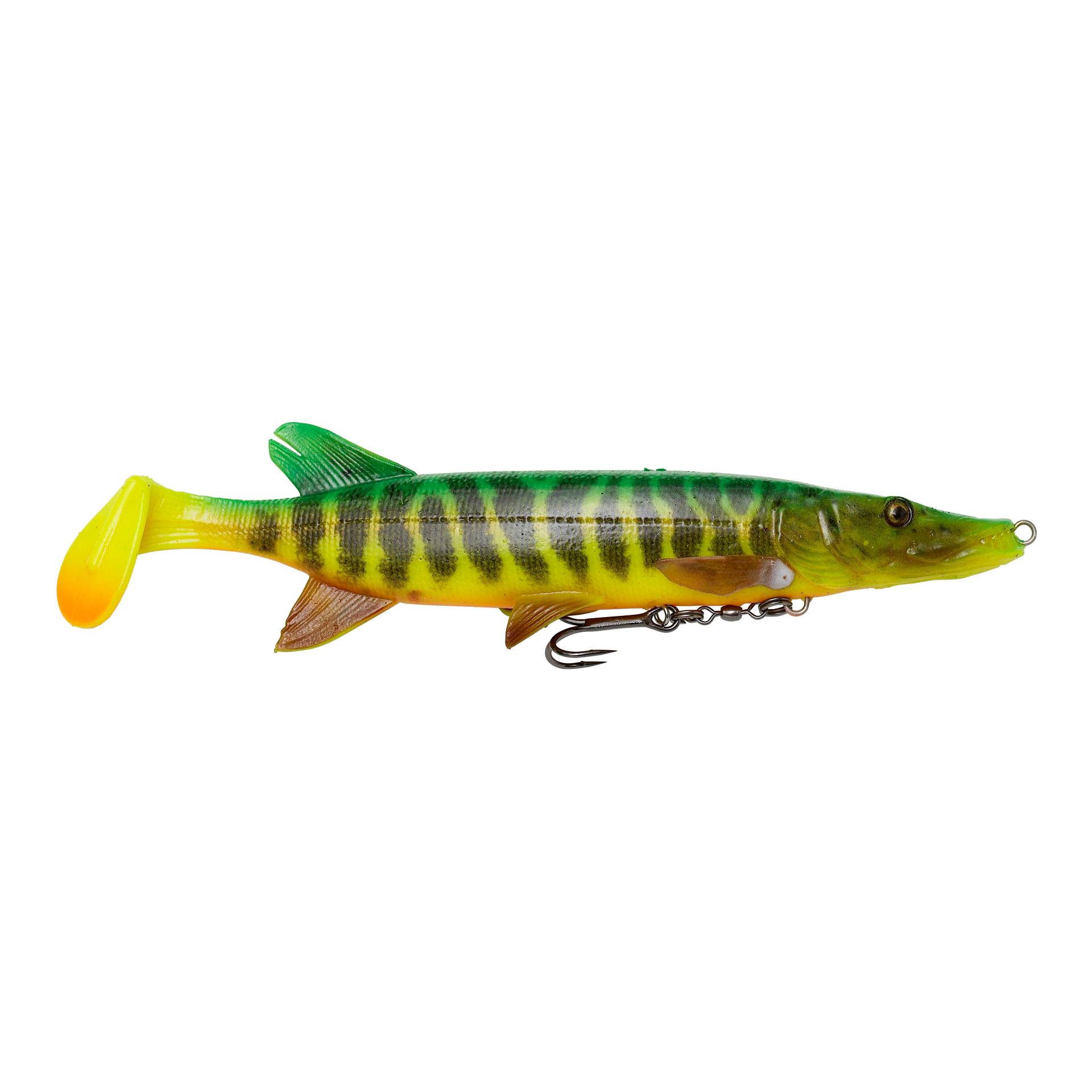 4D Pike Shad Fire Tiger - Gummiköder - Produktbild 1