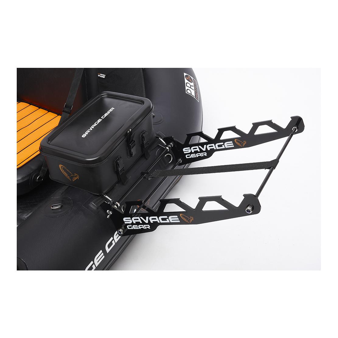 BELLY BOAT ROD STATION BLACK 4 RODS - Rutenhalterung - Produktbild 2