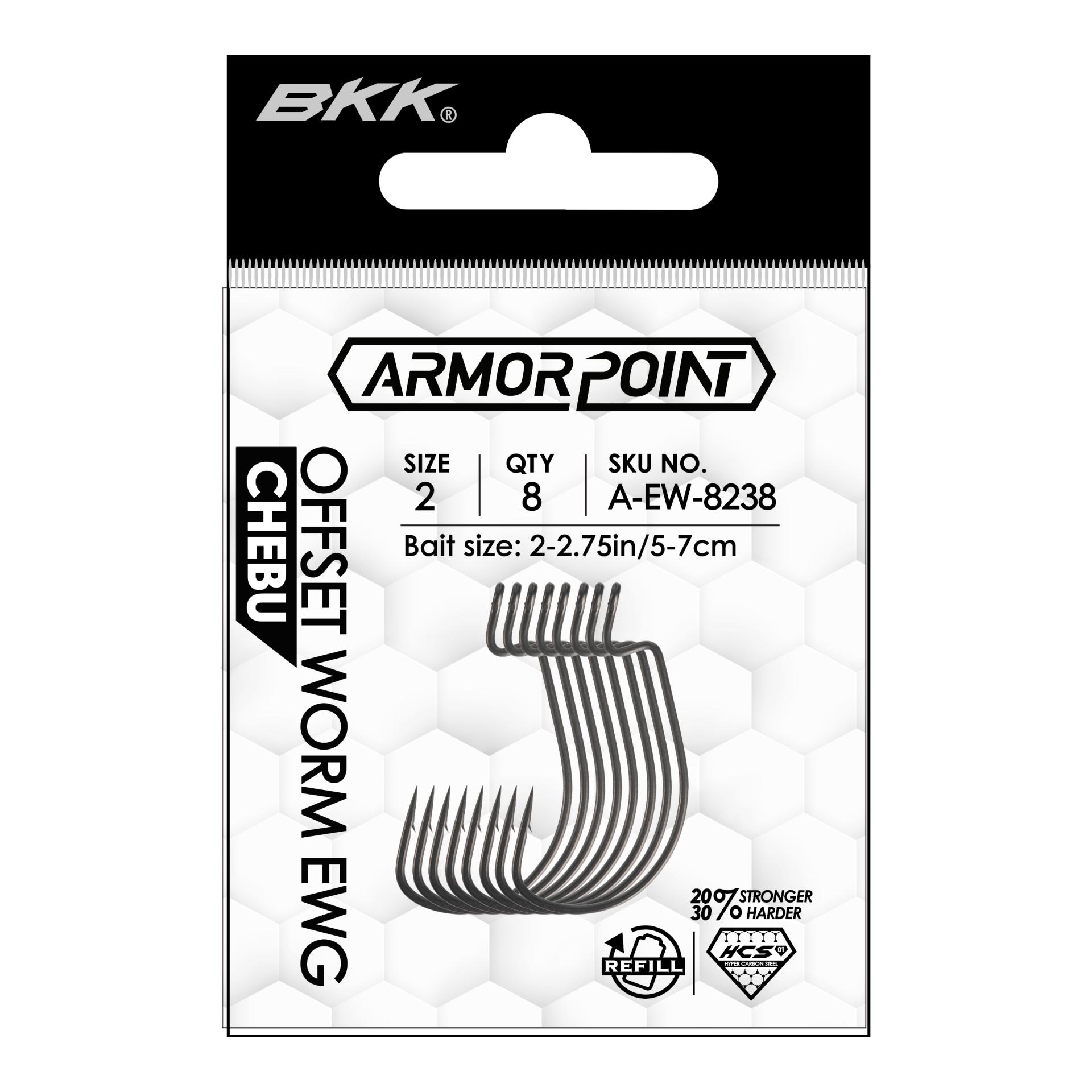 BKK Offset Worm EWG Haken