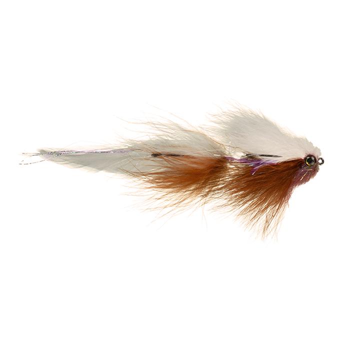 Galloup's Mini Flatliner Tan/Brown - Streamer