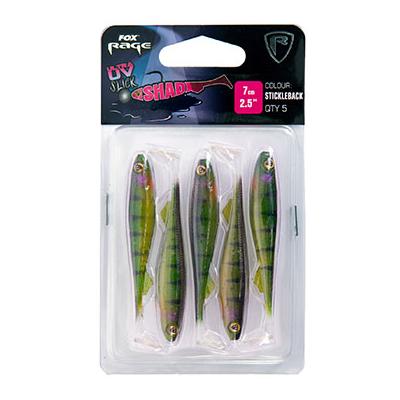 FOX Rage Ultra UV Slick Shad Stickle Back - Leurre souple
