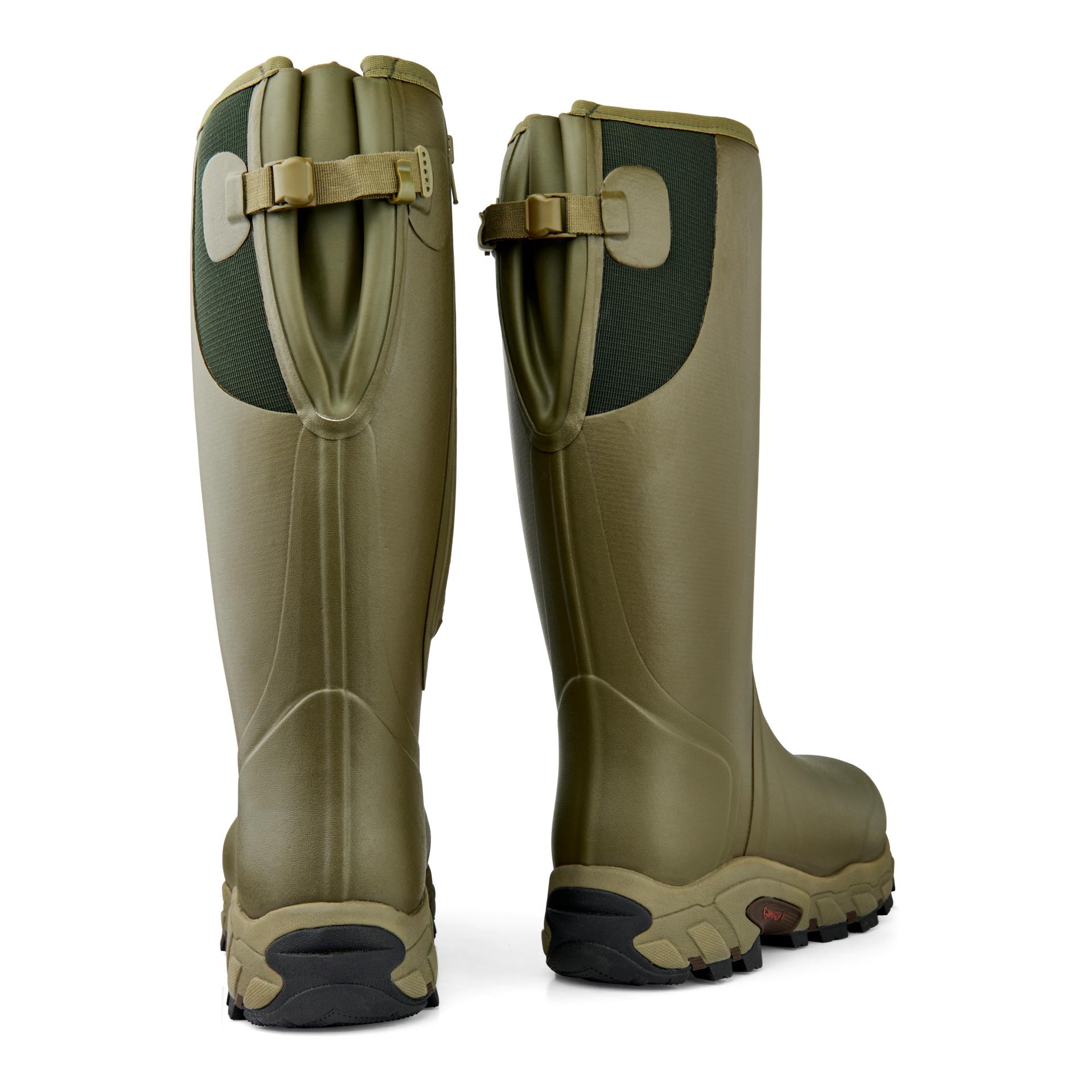 Bottes en caoutchouc Pro Shooter 18" 7 mm avec fermeture éclair latérale - Image du produit 2
